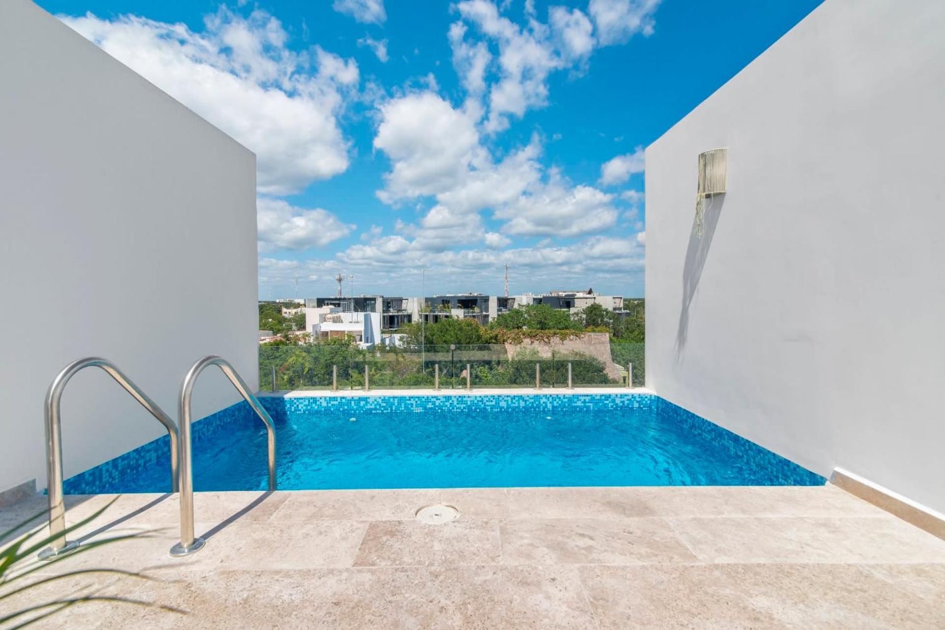 Appartement Serenity In The Sky - Studio With Rooftop And Plunge Pool à Tulum Extérieur photo