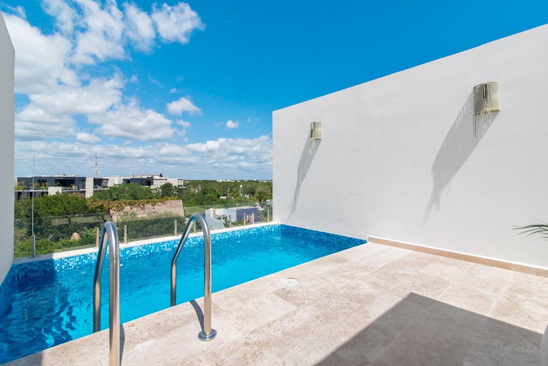 Appartement Serenity In The Sky - Studio With Rooftop And Plunge Pool à Tulum Extérieur photo